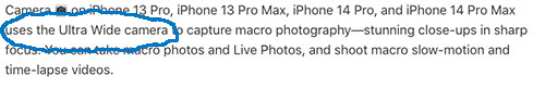 Macro shots - iPhone User Guide